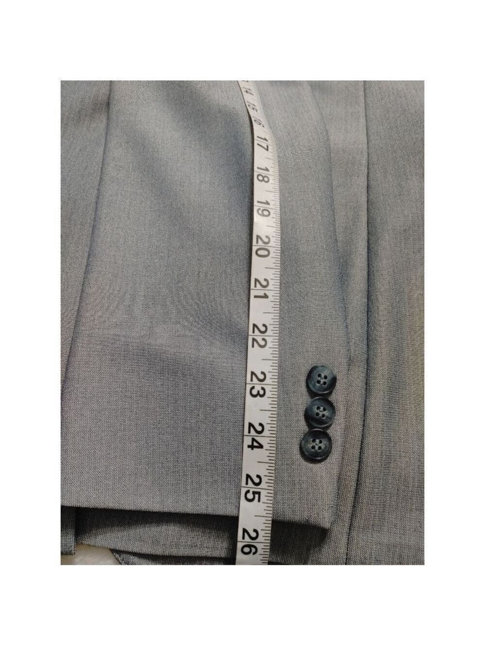 Men's Vintage Warren Sewell Western Light Blue 3-Piece Suit 40R Pant 32R - Picture 9 of 16